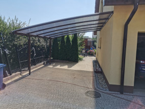 wiata garażowa - Wojtdach Zadaszenia Tarasów Balkonów Wiaty Samochodowe Garażowe Daszki nad Drzwi Warszawa