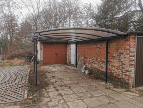 wiata garażowa - Wojtdach Zadaszenia Tarasów Balkonów Wiaty Samochodowe Garażowe Daszki nad Drzwi Warszawa