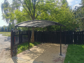 wiata garażowa - Wojtdach Zadaszenia Tarasów Balkonów Wiaty Samochodowe Garażowe Daszki nad Drzwi Warszawa