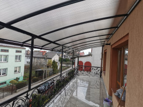 zadaszenie tarasu i balkonu - Wojtdach Zadaszenia Tarasów Balkonów Wiaty Samochodowe Garażowe Daszki nad Drzwi Warszawa