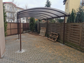 wiata garażowa - Wojtdach Zadaszenia Tarasów Balkonów Wiaty Samochodowe Garażowe Daszki nad Drzwi Warszawa