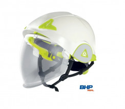 Onyx-2 kask elektroizolacyjny z przyłbicą na łuk zwarciowy Hełmy elektroizolacyjne dla elektryka i energetyka - Warszawa REAL BHP - Artykuły BHP i Spr