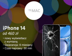 wymiana wyświetlacza iPhone 14 - RSMAC serwis iPhone Poznań Poznań