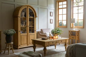 Rustykalna ława z szufladkami - MEBLO-WOSK Producent Mebli Stylizowanych Białka