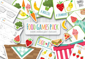Food Games Pack - Materiały dla nauczycieli angielskiego - Teachwithme.pl - Materiały dla nauczycieli angielskiego Warszawa