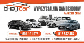 Wypożyczalnia samochodów - OKEY-CAR Wypożyczalnia samochodów Nowy Targ Nowy Targ