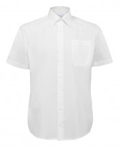 Biała koszula z krótkim ręakwem - Bodara Rydułtowy