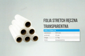 Folia stretch transparentna - AGLO DWA Sp. z o.o. Dziekanów Leśny