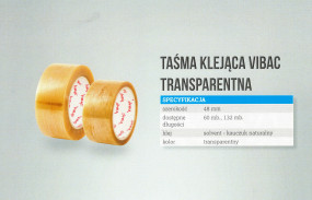 Taśma pakowa  VIBAC  - AGLO DWA Sp. z o.o. Dziekanów Leśny