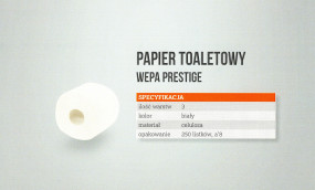 Papier toaletowy Wepa Prestige - AGLO DWA Sp. z o.o. Dziekanów Leśny