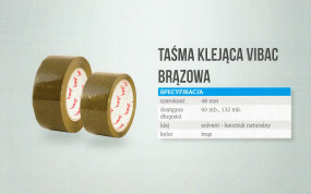 Taśma pakowa  VIBAC  - AGLO DWA Sp. z o.o. Dziekanów Leśny