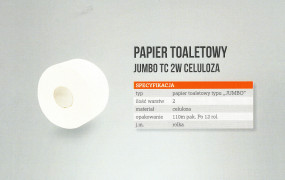 Papier toaletowy Jumbo - AGLO DWA Sp. z o.o. Dziekanów Leśny