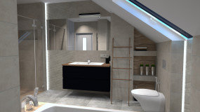Projektowanie łazienek, pokoi kąpielowych - DESIGN ATELIER Velimetova Zoryana Projektowanie wnętrz, projektowanie graficzne Skarżysko-Kamienna