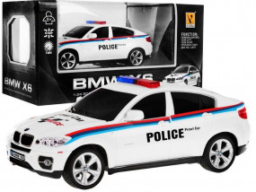 autko BMW X6 Pojazd zdalnie sterowany POLICJA R/C 866-2404P Biały - ODIX Krzysztof Rębilas Tychy