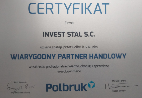 Referencja od firmy POLBRUK