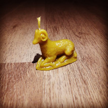 Baranek - świeca z wosku pszczelego - A Bella - A Bella Ada Janiewska Wola Korzeniowa