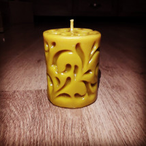 Walec odlewany - świeca z wosku pszczelego - A Bella - A Bella Ada Janiewska Wola Korzeniowa