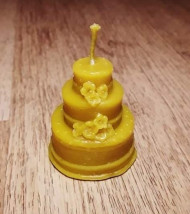 Tort weselny/urodzinowy- świeca z wosku pszczelego - A Bella - A Bella Ada Janiewska Wola Korzeniowa