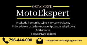 Rzeczoznawca samochodowy motoryzacyjny - MotoEkspert Jacek Ostalczyk Łódź