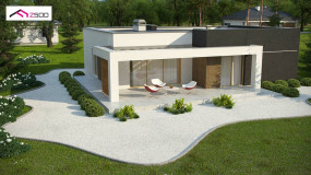 Budowa nowoczesnego domu na Śląsku 99 m2 - Concrete DM sp. z o.o. Racibórz