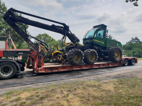 Transport maszyn leśnych- Harvester Forwarder Ponsse Ergo Timberjack - RAMZES EXPORT IMPORT Robert Ziarkowski Głogów