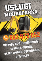 Usługi minikoparką - kop-kop Mateusz Zimny Poznań
