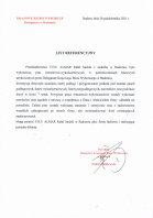 Referencja od firmy KRAJOWE BIURO WYBORCZE DELEGATURA W RADOMIU