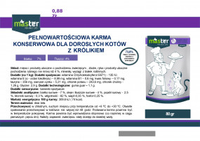 Mokra karma dla kotów Standart - Vestona sp. z o.o Warszawa