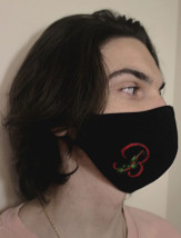 Masaczka z haftem, monogram - Firma OREO - akcesoria do chrztu, prezenty imienne - Bożena Gregoriou Warszawa