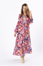 Sukienka w kwiaty w stylu boho - Drag@n Anna Dragan Fashion Paczków