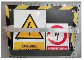 Wieszak na tabliczki ostrzegawcze - Odzież robocza i sprzęt BHP Warszawa