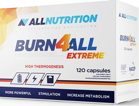 ALLNUTRITION BURN4ALL EXTREME - ,,spalacz tłuszczu   - wysoka termogen - Sklep internetowy  Pod Kasztanami 1 Łódź