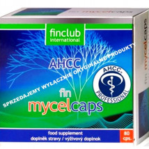 Fin Mycelcaps - ekstrakt AHCC® 200,25 mg - Sklep Pod Kasztanami 1 Łódź