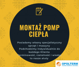 Pompy ciepła - montaż, doradztwo, wycena - OPOLTERM Opole