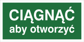 Znak ciągnąć aby otworzyć - SAP Katarzyna Bartosik-Wójcik Warszawa