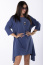 Sukienka oversize OMG niebieska - Drag@n Anna Dragan Fashion Paczków