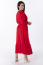 Sukienka maxi czerwona rozkloszowana Sukienka Dragan Fashion - Paczków Drag@n Anna Dragan Fashion