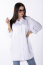 Koszula oversize biała z kieszeniami - Drag@n Anna Dragan Fashion Paczków