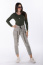Spodnie z suwakami zielone Spodnie Dragan Fashion - Paczków Drag@n Anna Dragan Fashion