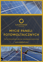 Mycie paneli fotowoltaicznych - LIGHTHIEF Częstochowa