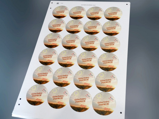 Okrągłe nalepki -...